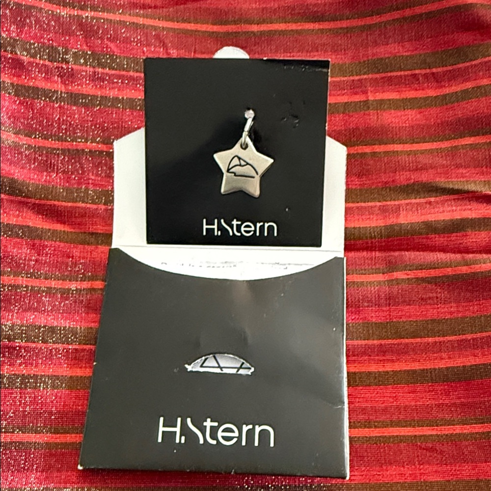H. Stern Silver Star Charm Necklace